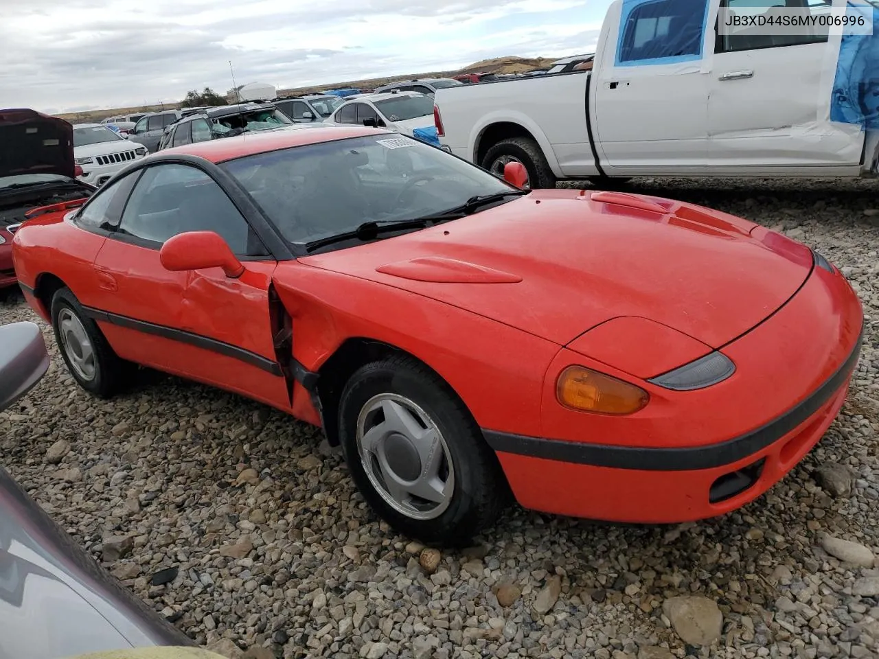 1991 Dodge Stealth VIN: JB3XD44S6MY006996 Lot: 76830984