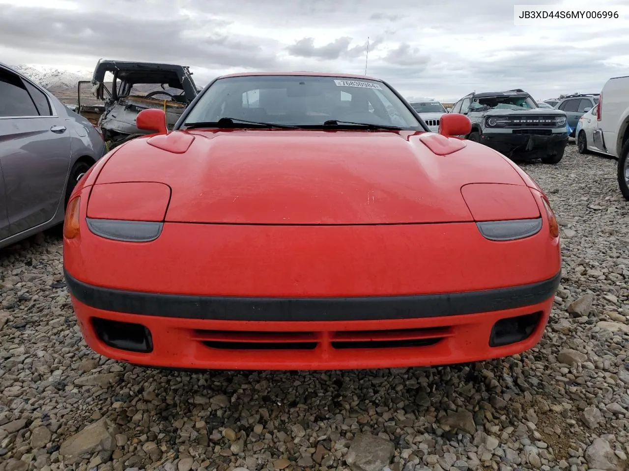 1991 Dodge Stealth VIN: JB3XD44S6MY006996 Lot: 76830984