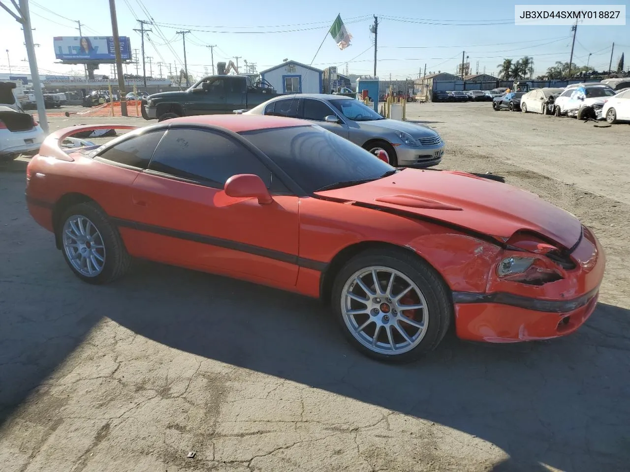 1991 Dodge Stealth VIN: JB3XD44SXMY018827 Lot: 79144264