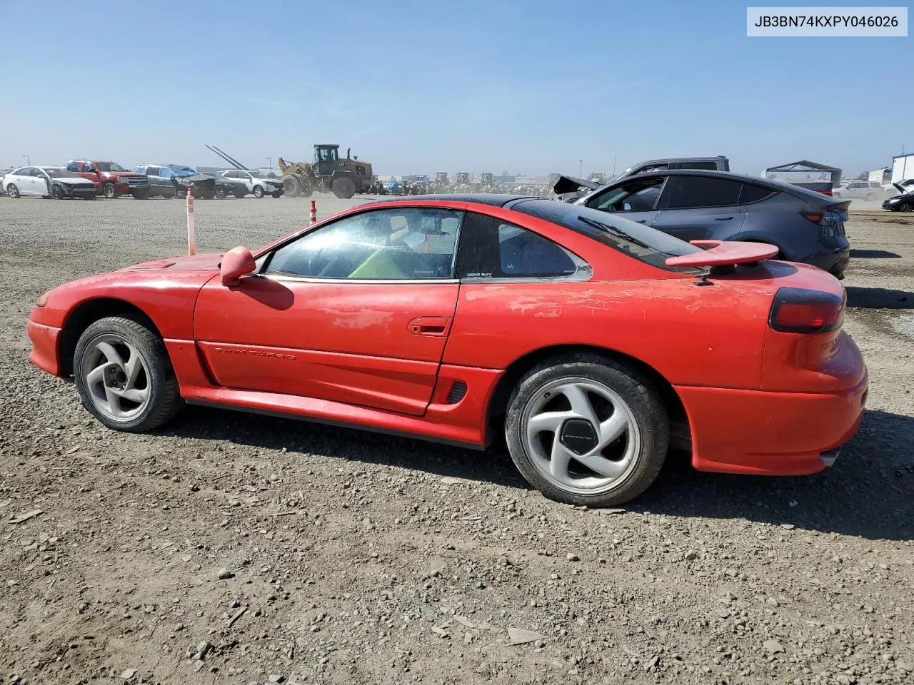 1993 Dodge Stealth R/T Turbo VIN: JB3BN74KXPY046026 Lot: 78091934