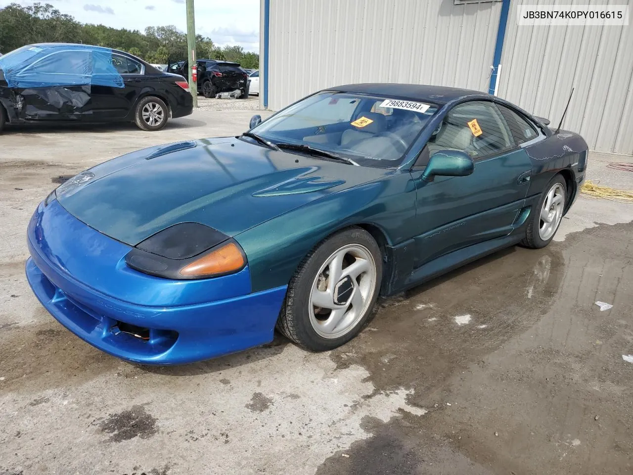 1993 Dodge Stealth R/T Turbo VIN: JB3BN74K0PY016615 Lot: 79883594