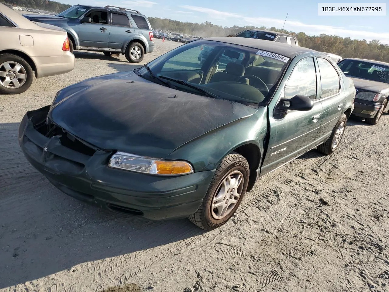 1999 Dodge Stratus VIN: 1B3EJ46X4XN672995 Lot: 77176654