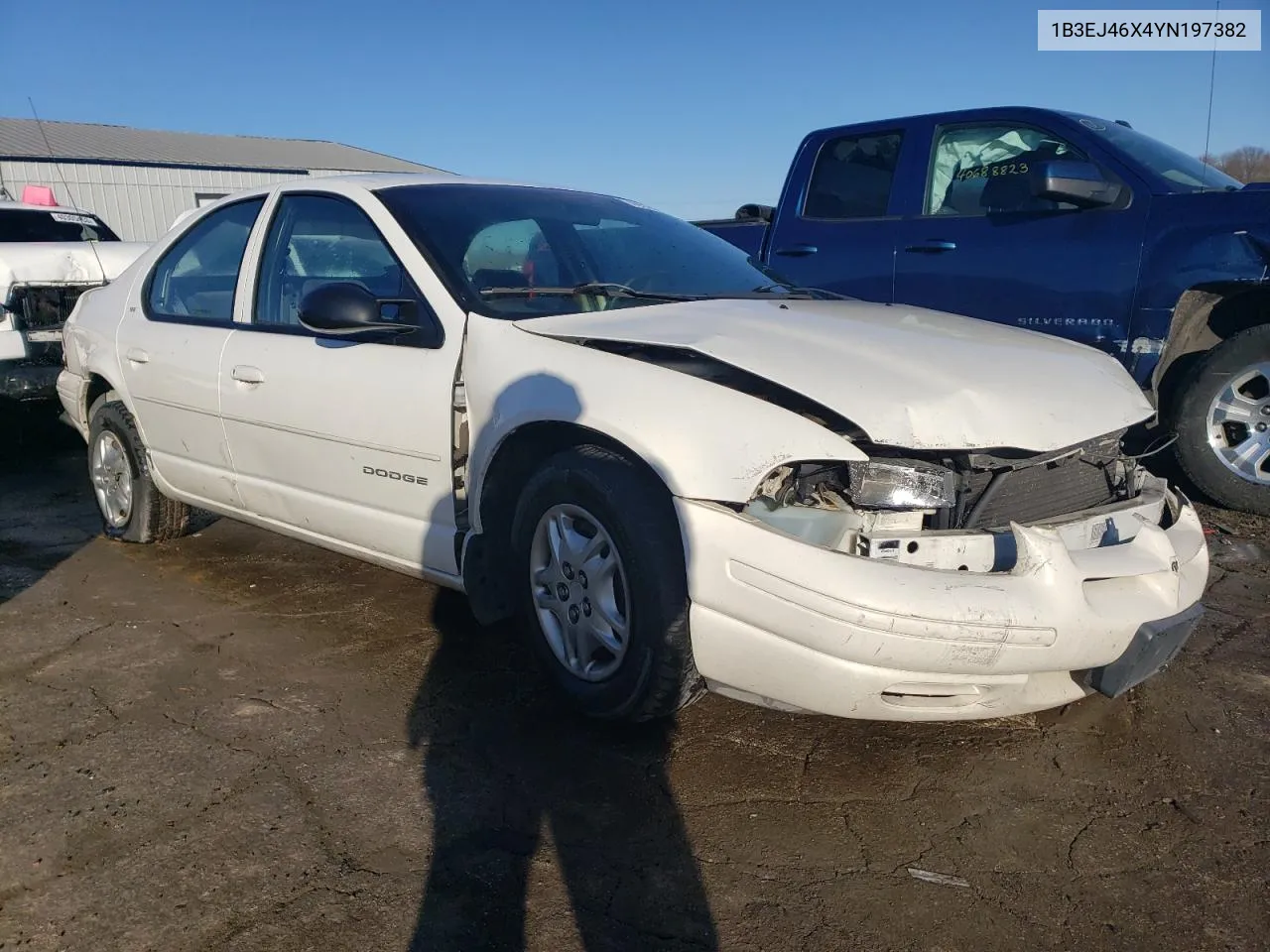 2000 Dodge Stratus Se VIN: 1B3EJ46X4YN197382 Lot: 51419514