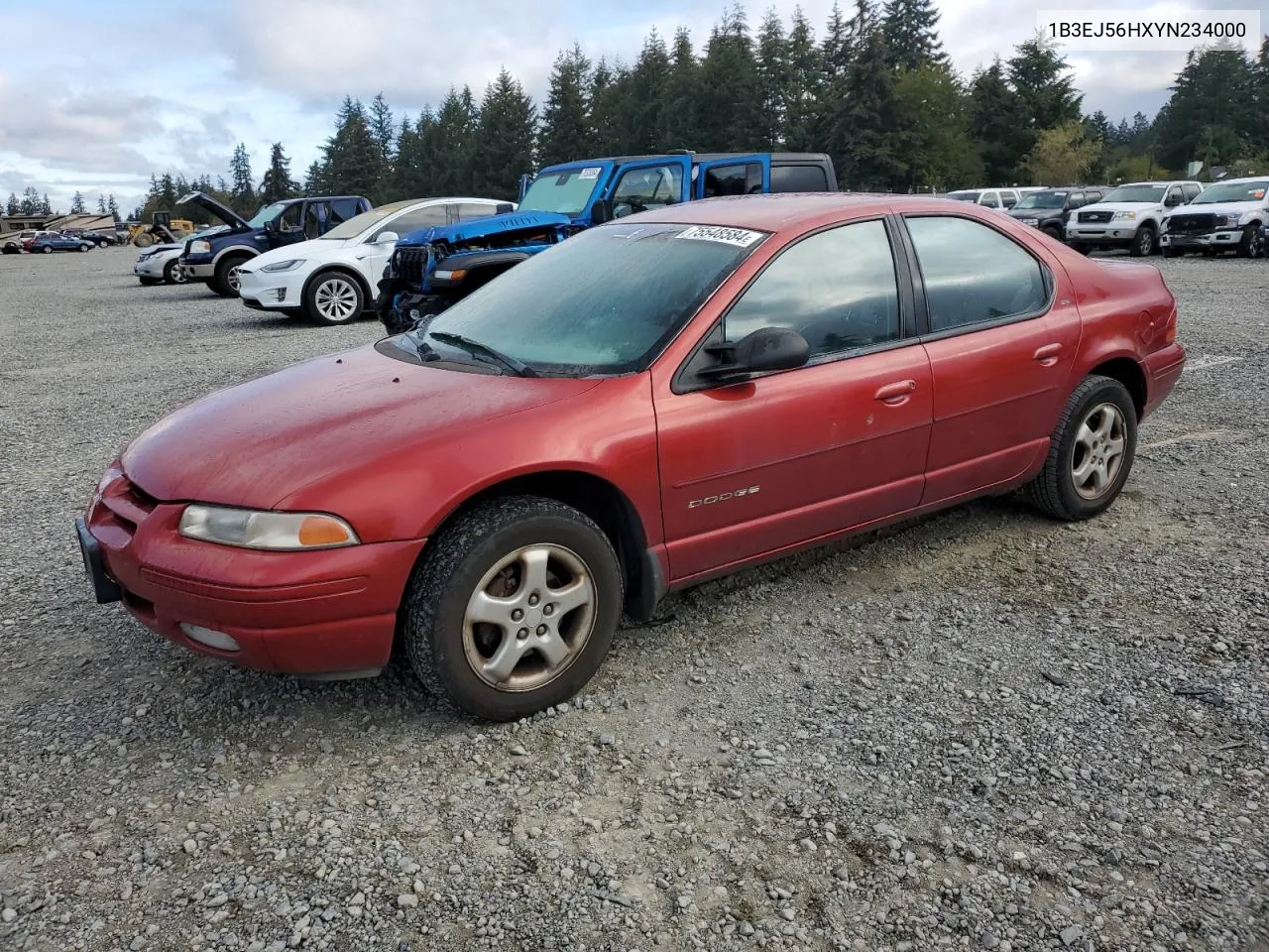 2000 Dodge Stratus Es VIN: 1B3EJ56HXYN234000 Lot: 75548584