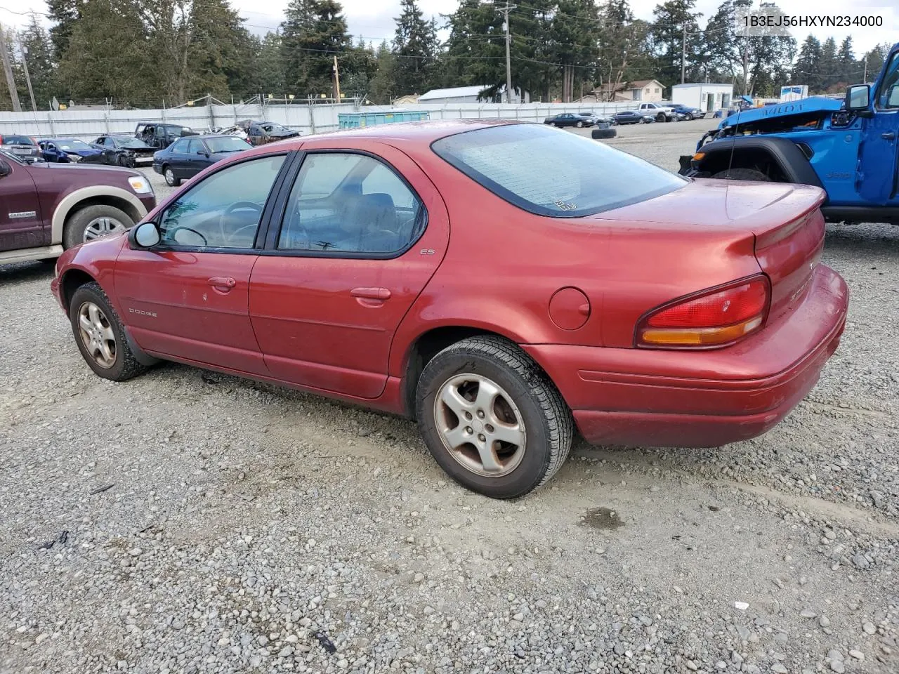 2000 Dodge Stratus Es VIN: 1B3EJ56HXYN234000 Lot: 75548584