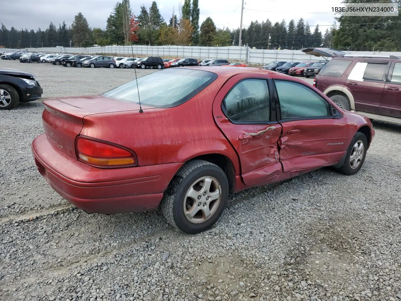 2000 Dodge Stratus Es VIN: 1B3EJ56HXYN234000 Lot: 75548584