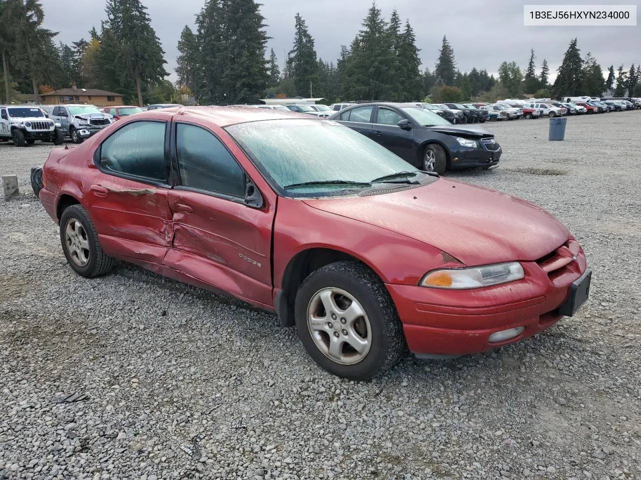 2000 Dodge Stratus Es VIN: 1B3EJ56HXYN234000 Lot: 75548584