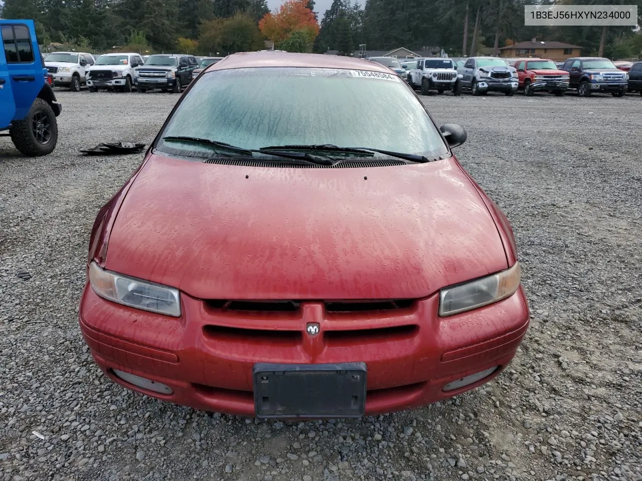 2000 Dodge Stratus Es VIN: 1B3EJ56HXYN234000 Lot: 75548584