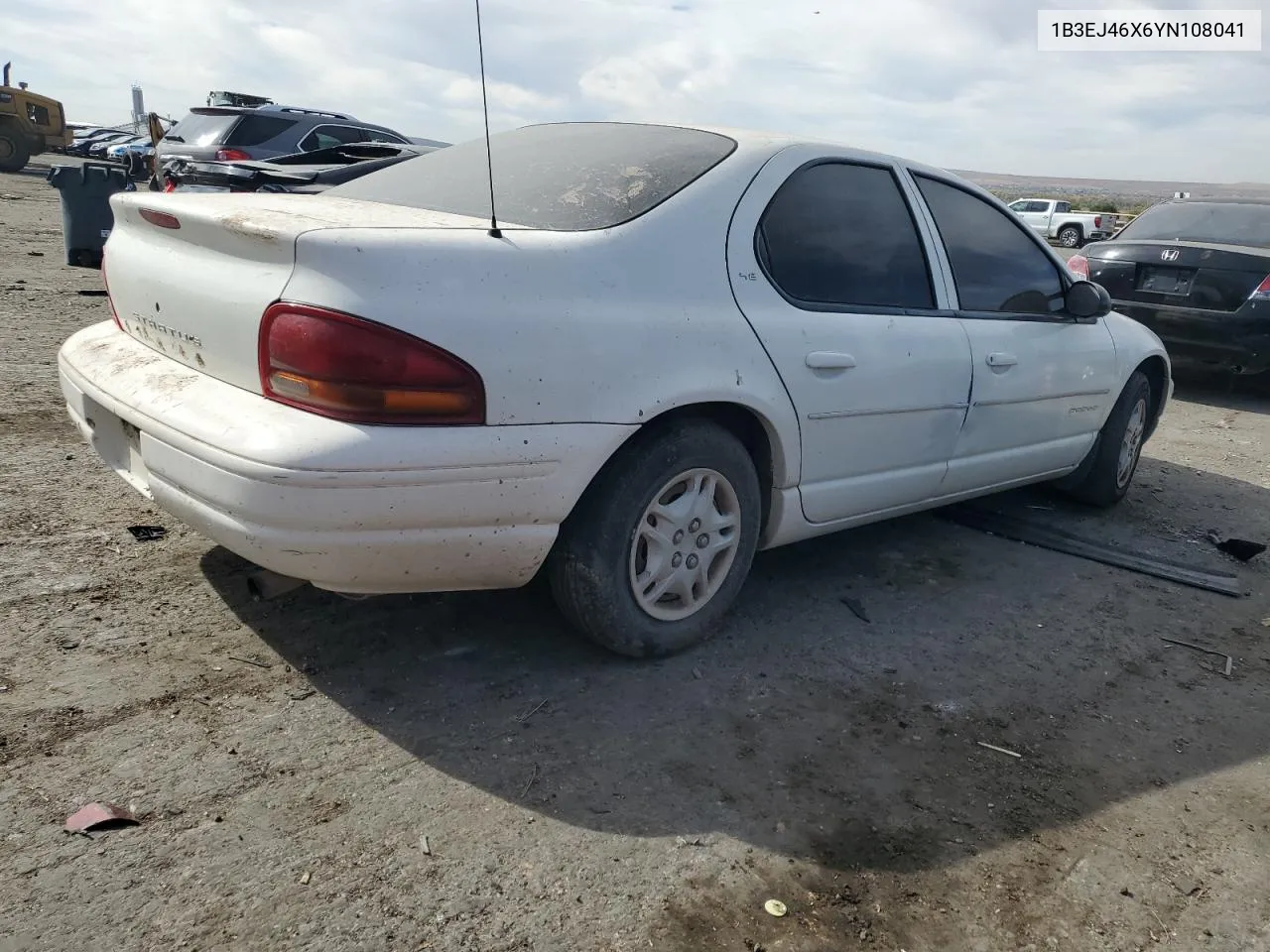 2000 Dodge Stratus Se VIN: 1B3EJ46X6YN108041 Lot: 78843524