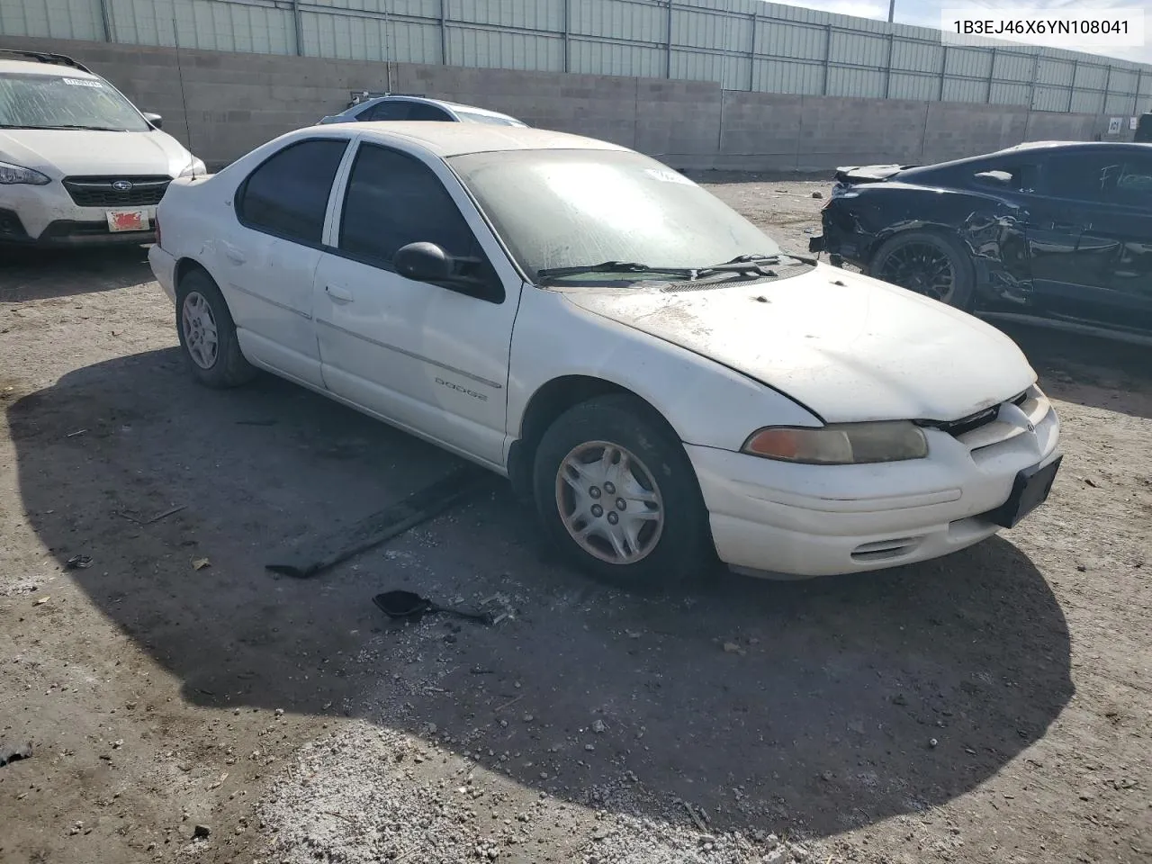 2000 Dodge Stratus Se VIN: 1B3EJ46X6YN108041 Lot: 78843524