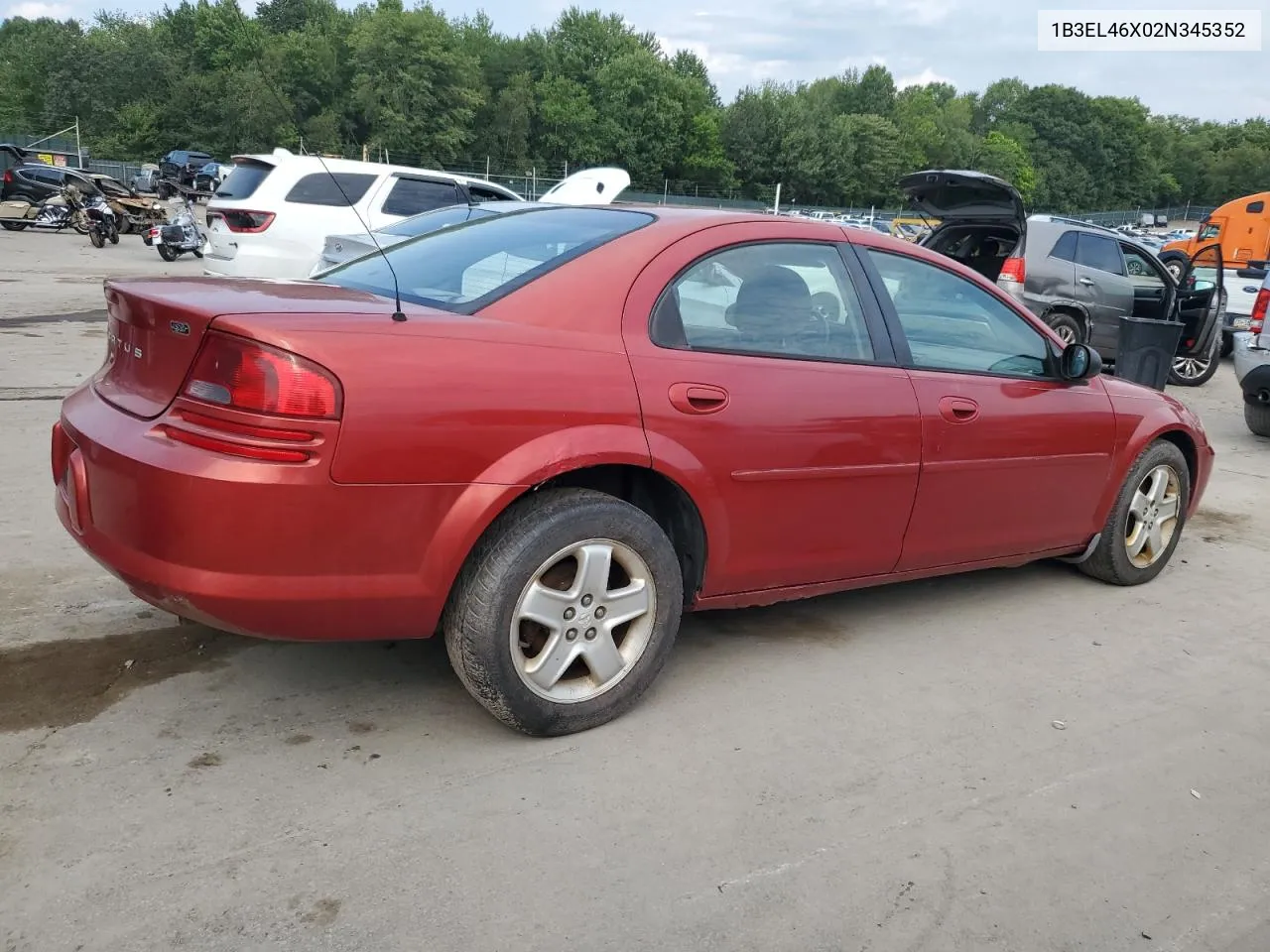 2002 Dodge Stratus Se Plus VIN: 1B3EL46X02N345352 Lot: 65286634