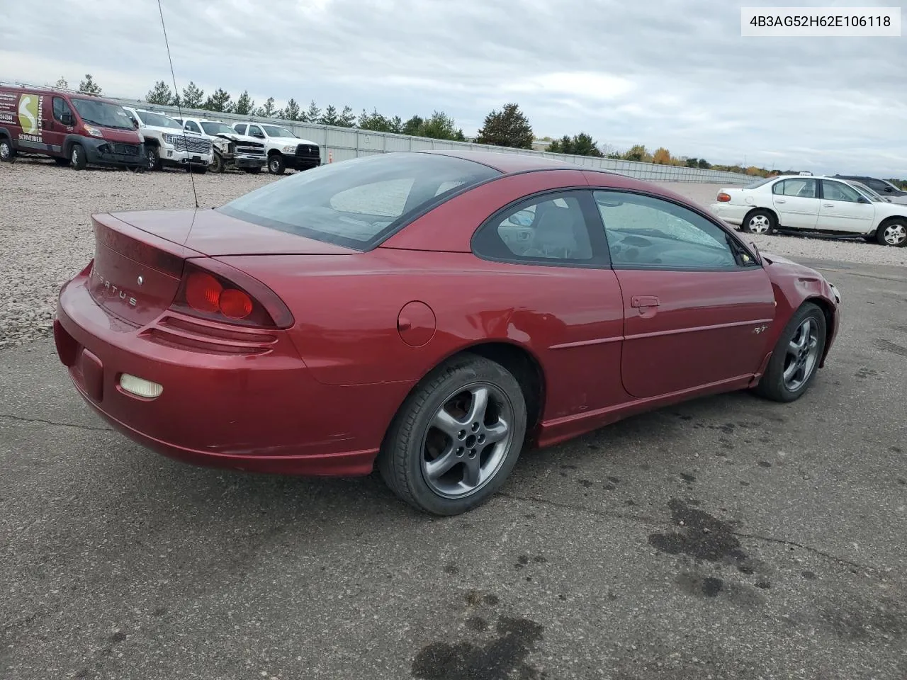 2002 Dodge Stratus R/T VIN: 4B3AG52H62E106118 Lot: 75802584