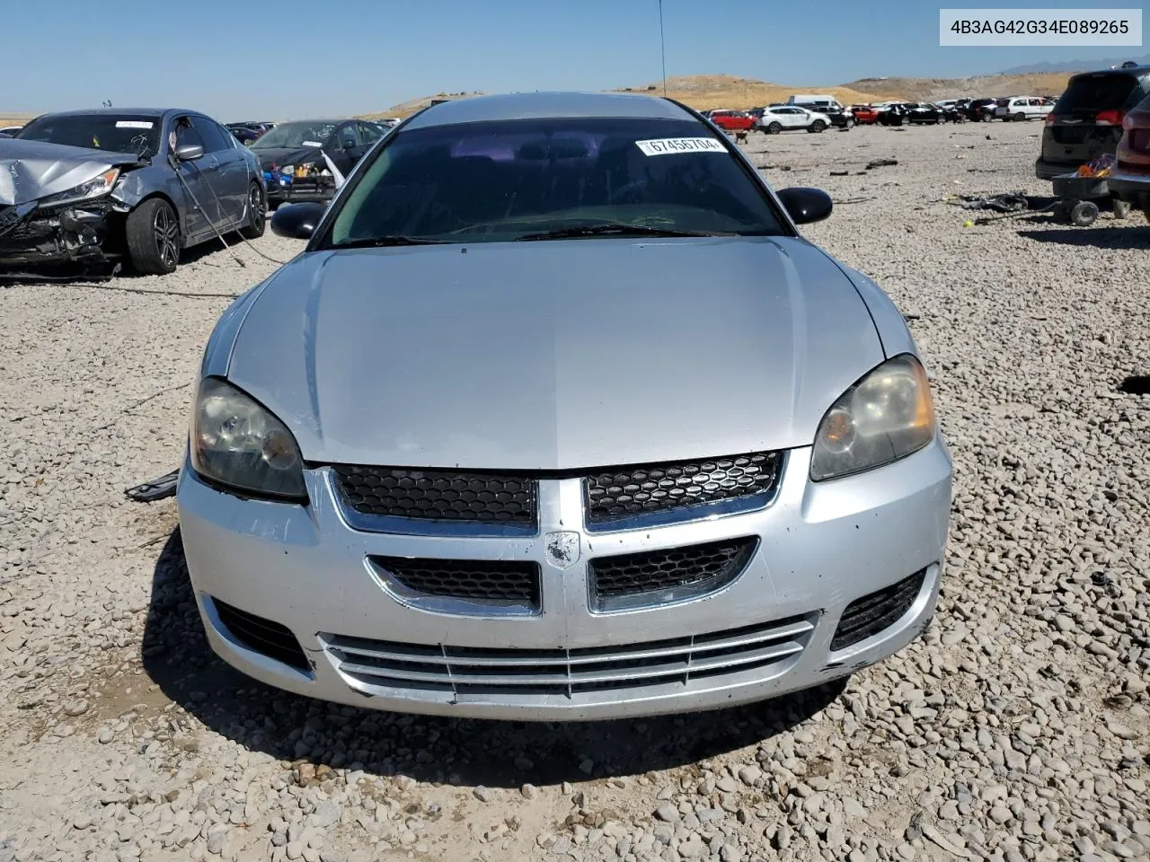 2004 Dodge Stratus Sxt VIN: 4B3AG42G34E089265 Lot: 67456704