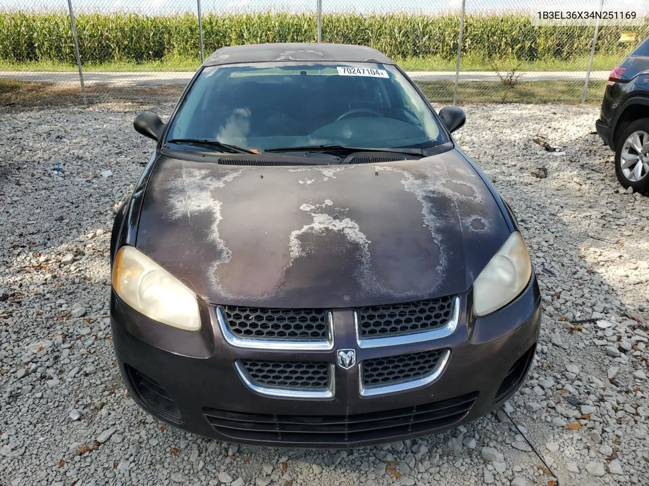 2004 Dodge Stratus Se VIN: 1B3EL36X34N251169 Lot: 70247104