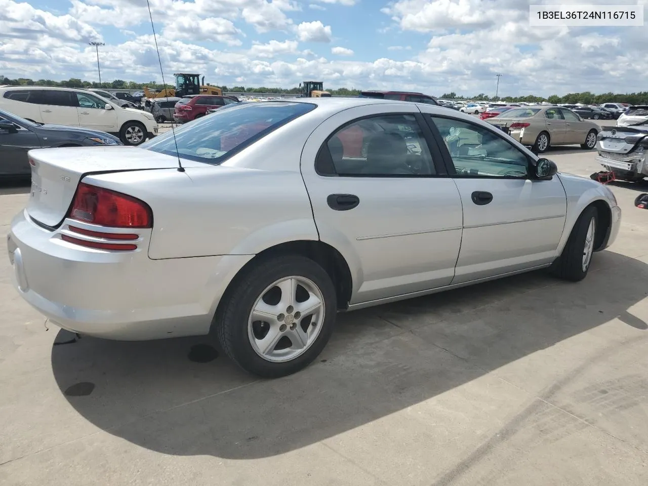 2004 Dodge Stratus Se VIN: 1B3EL36T24N116715 Lot: 71502654