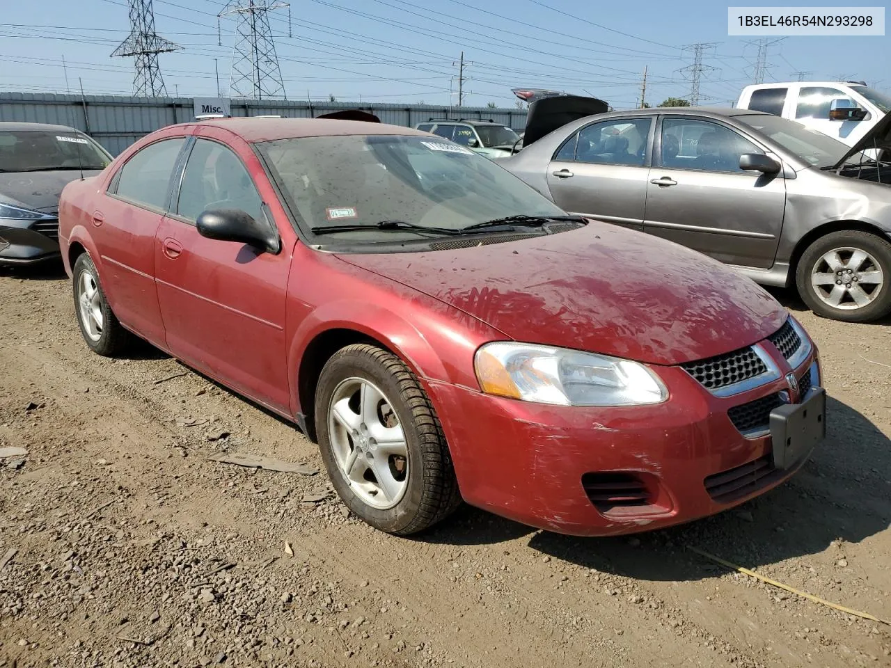 2004 Dodge Stratus Sxt VIN: 1B3EL46R54N293298 Lot: 71958844