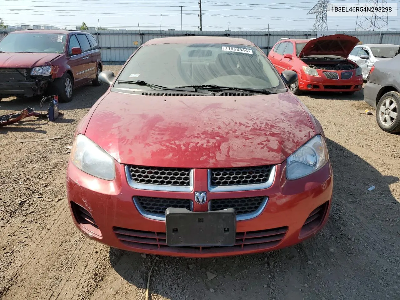 2004 Dodge Stratus Sxt VIN: 1B3EL46R54N293298 Lot: 71958844