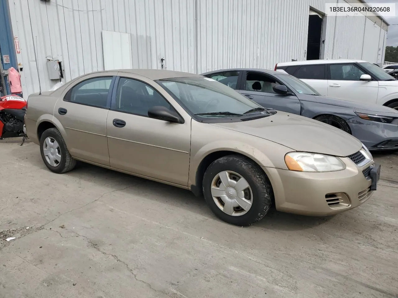 2004 Dodge Stratus Se VIN: 1B3EL36R04N220608 Lot: 72701154