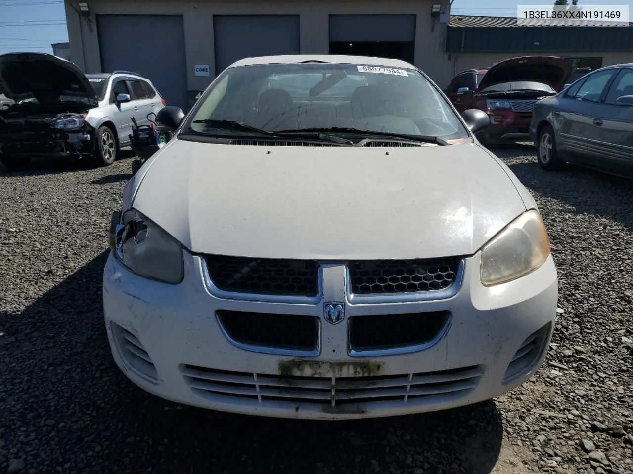 2004 Dodge Stratus Se VIN: 1B3EL36XX4N191469 Lot: 73231934