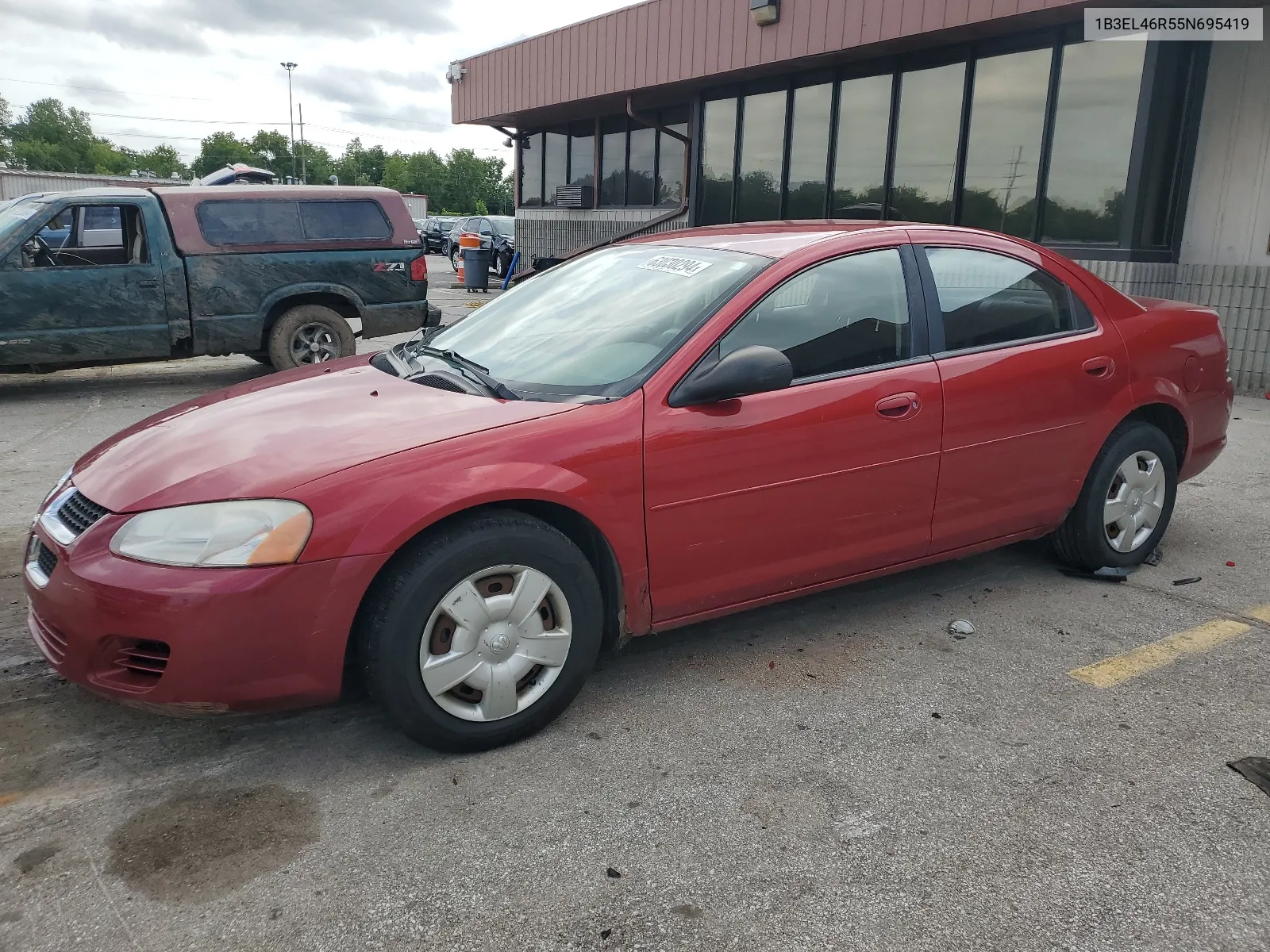 2005 Dodge Stratus Sxt VIN: 1B3EL46R55N695419 Lot: 63030294