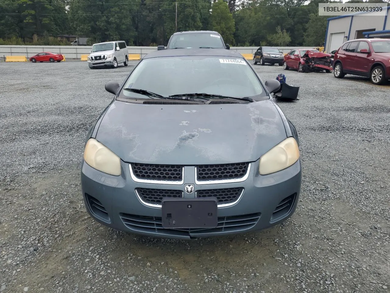 2005 Dodge Stratus Sxt VIN: 1B3EL46T25N633939 Lot: 71744064