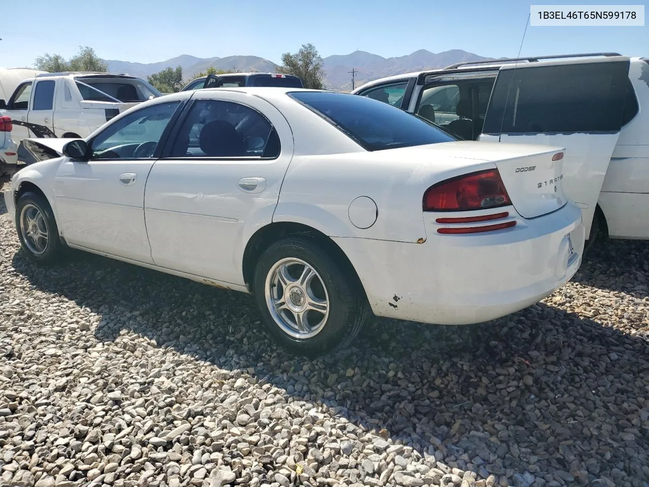 2005 Dodge Stratus Sxt VIN: 1B3EL46T65N599178 Lot: 72625724