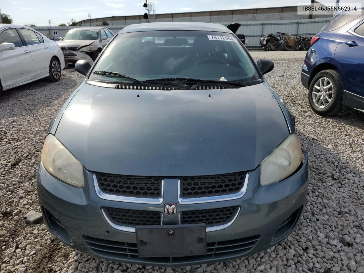 2005 Dodge Stratus Sxt VIN: 1B3EL46J55N562914 Lot: 74112044