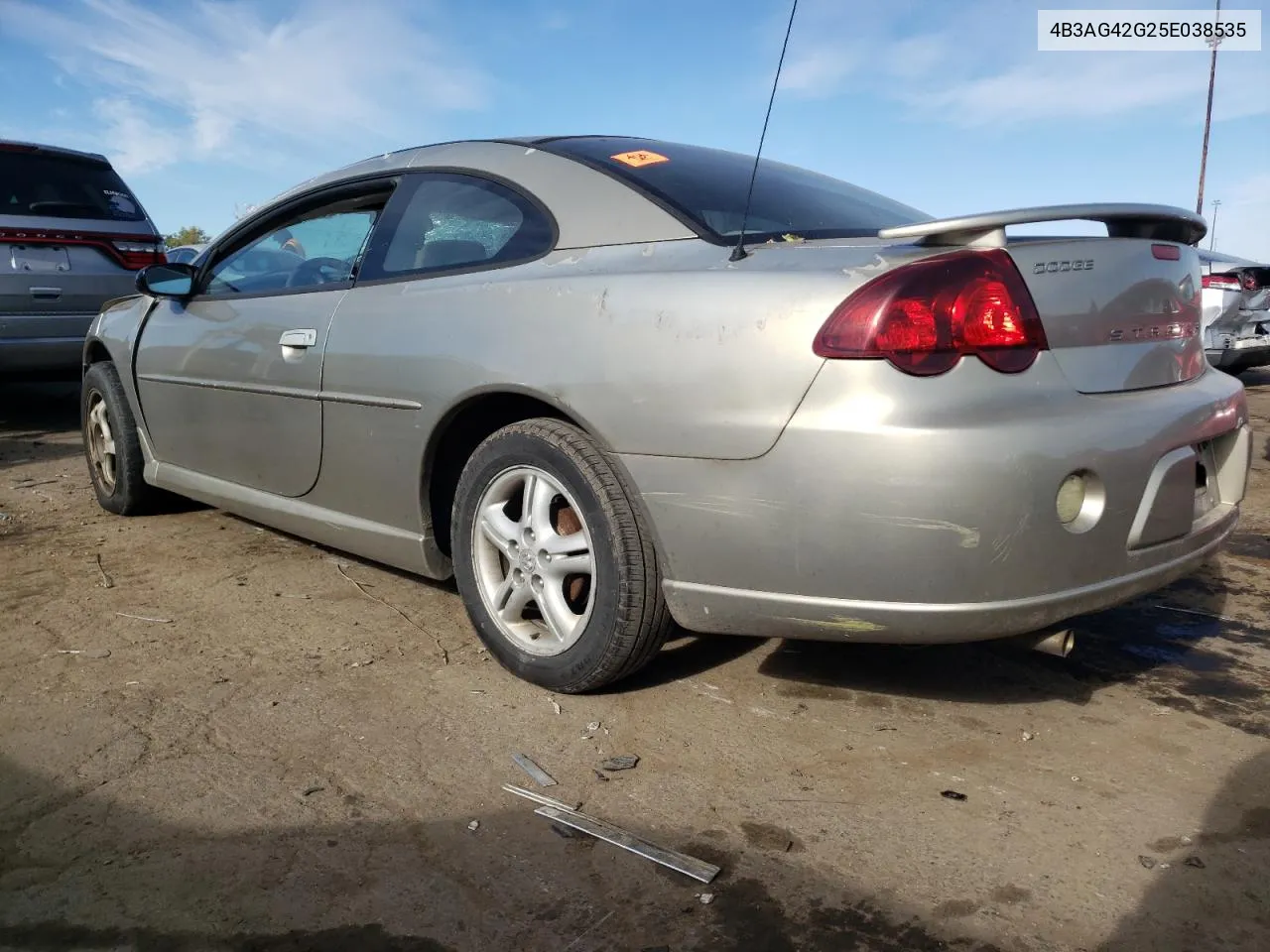 2005 Dodge Stratus Sxt VIN: 4B3AG42G25E038535 Lot: 75240094