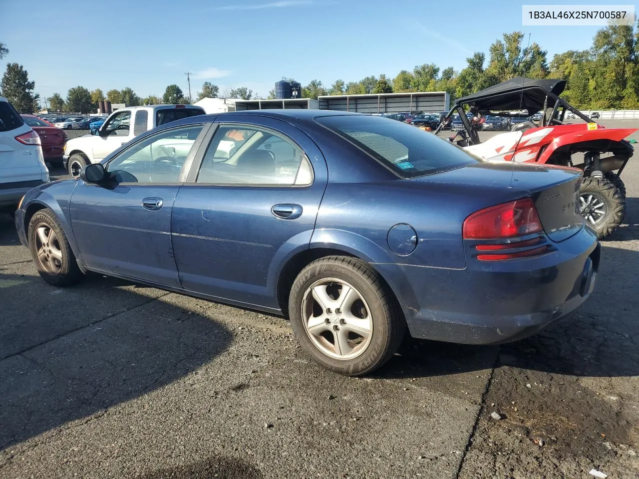 2005 Dodge Stratus Sxt VIN: 1B3AL46X25N700587 Lot: 75696704