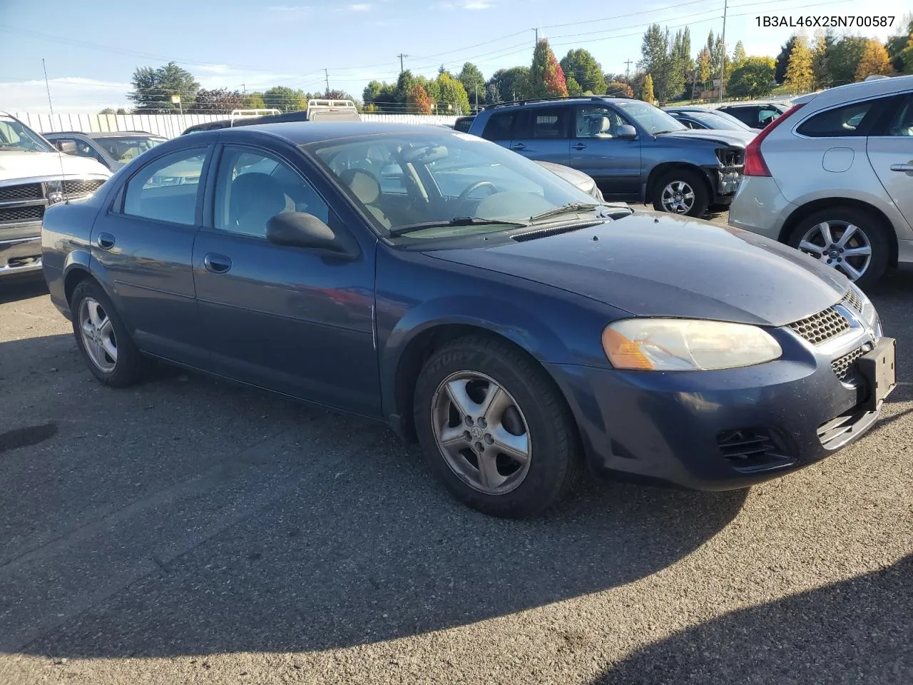 2005 Dodge Stratus Sxt VIN: 1B3AL46X25N700587 Lot: 75696704