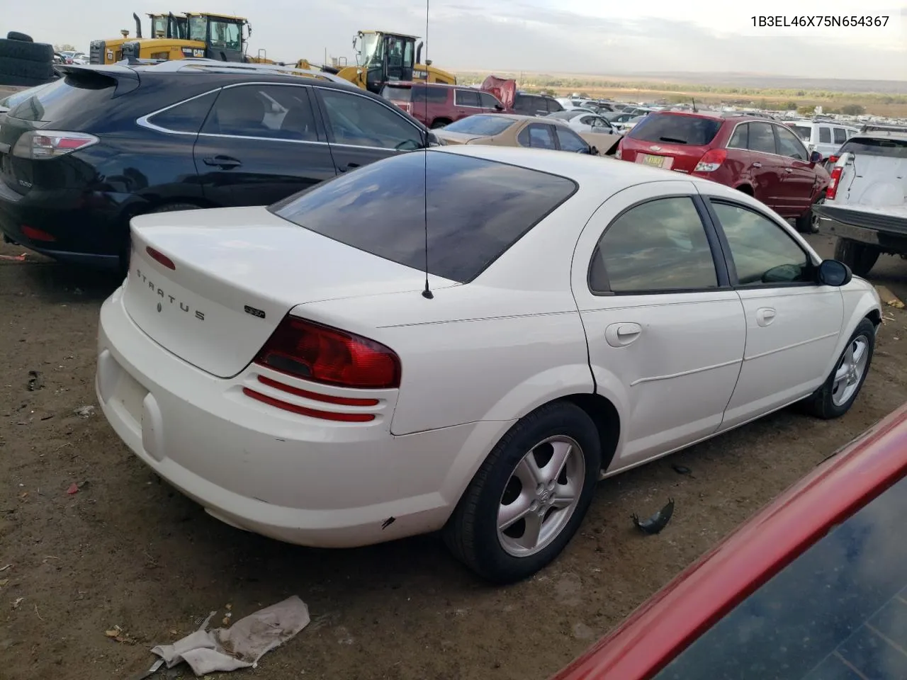 2005 Dodge Stratus Sxt VIN: 1B3EL46X75N654367 Lot: 76589174