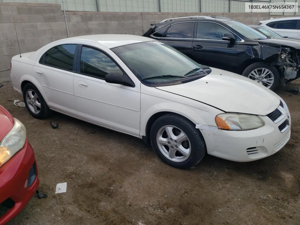 2005 Dodge Stratus Sxt VIN: 1B3EL46X75N654367 Lot: 76589174