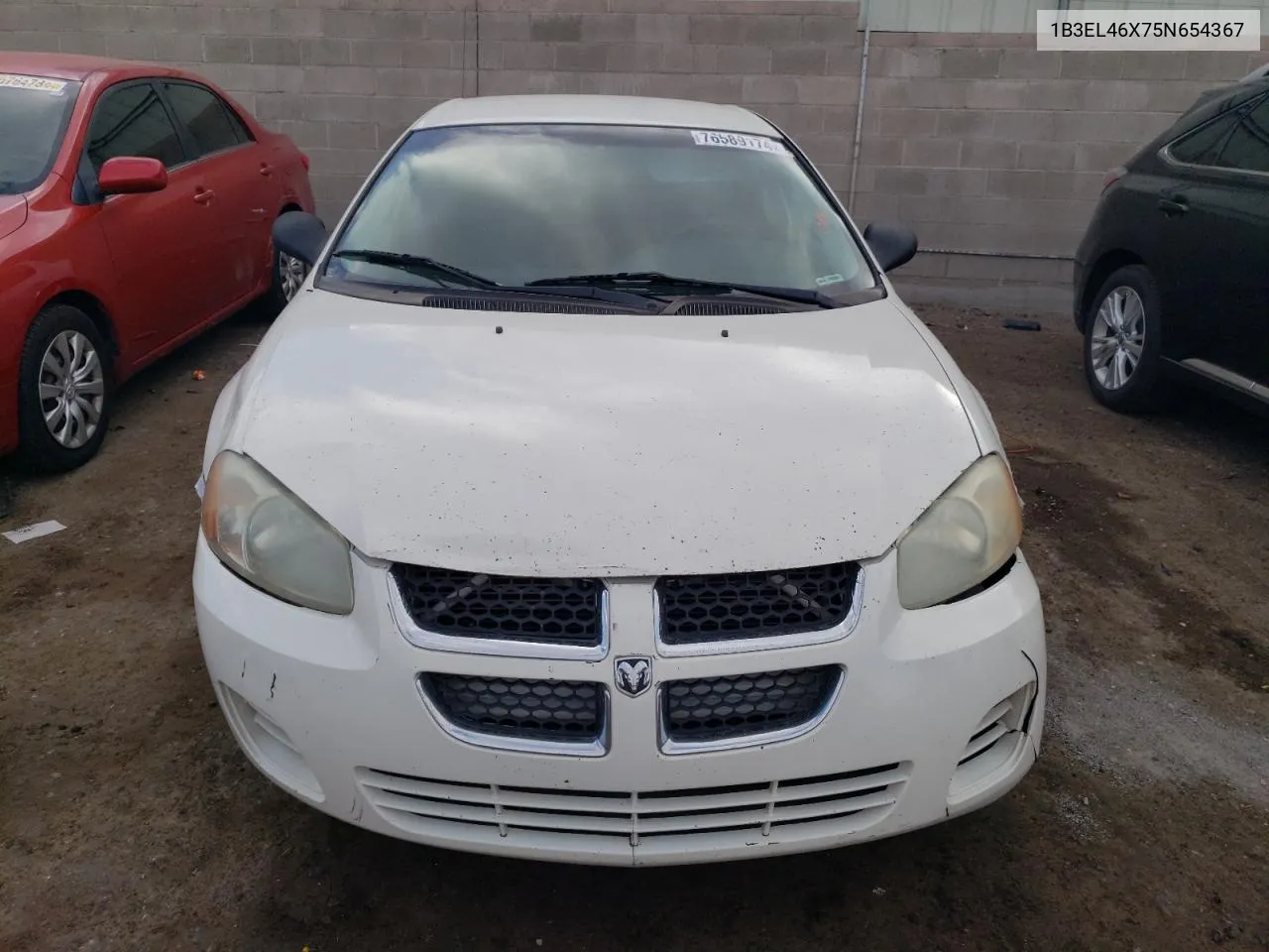 2005 Dodge Stratus Sxt VIN: 1B3EL46X75N654367 Lot: 76589174