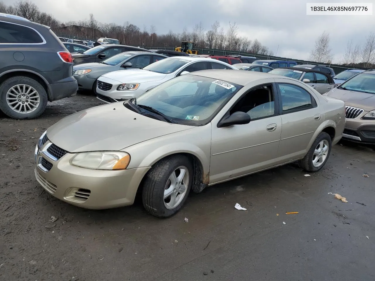 2005 Dodge Stratus Sxt VIN: 1B3EL46X85N697776 Lot: 80032154