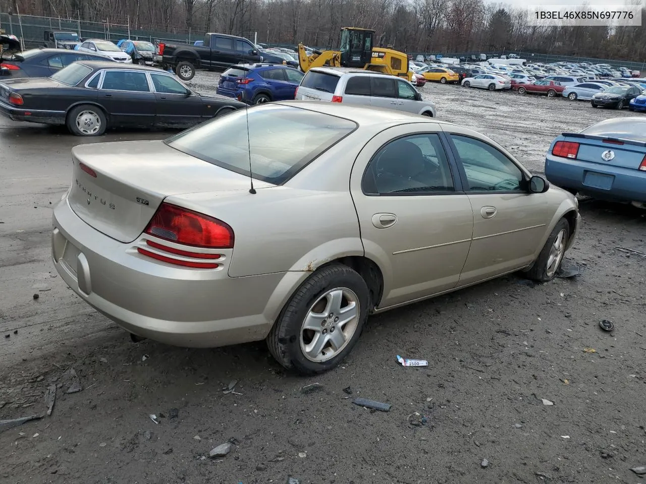 2005 Dodge Stratus Sxt VIN: 1B3EL46X85N697776 Lot: 80032154