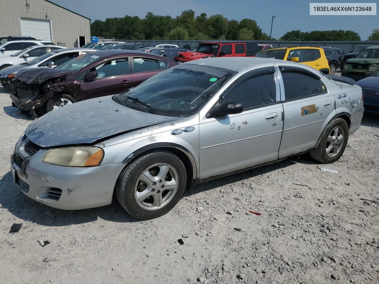 2006 Dodge Stratus Sxt VIN: 1B3EL46XX6N123648 Lot: 67670914