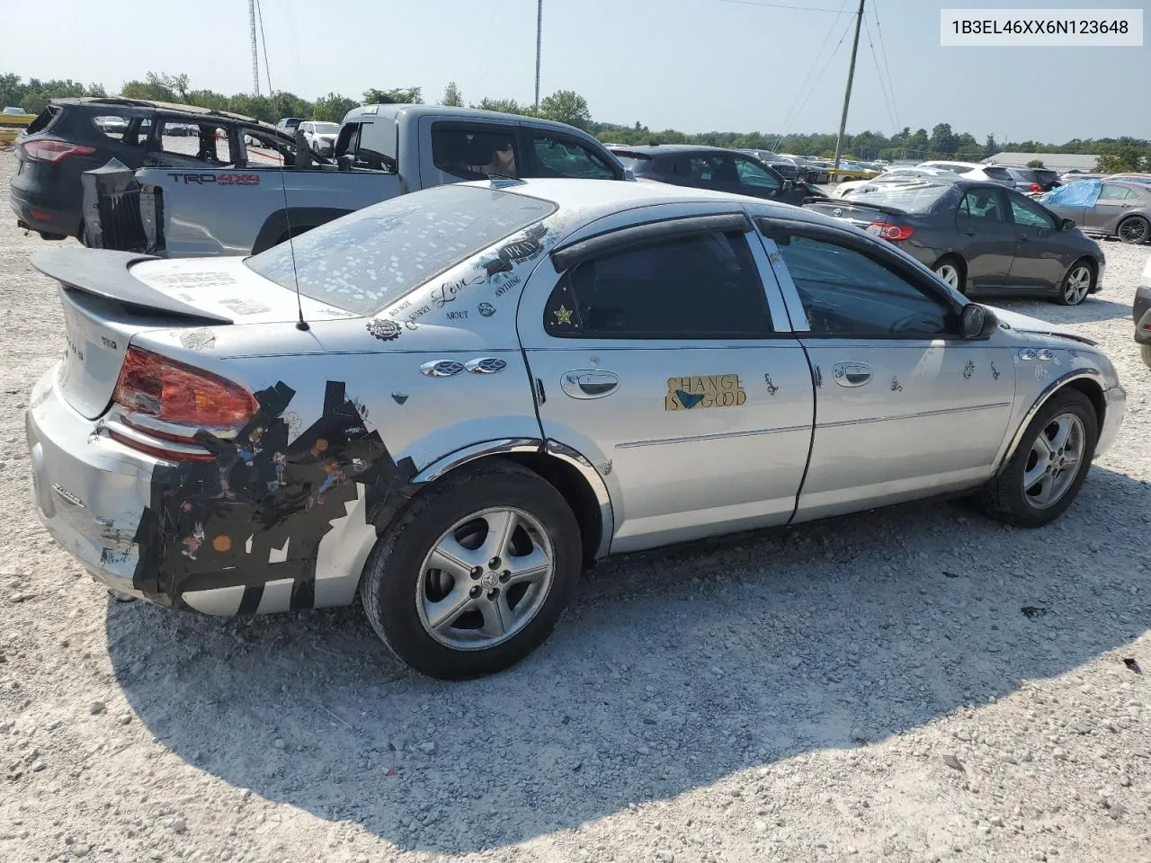 2006 Dodge Stratus Sxt VIN: 1B3EL46XX6N123648 Lot: 67670914