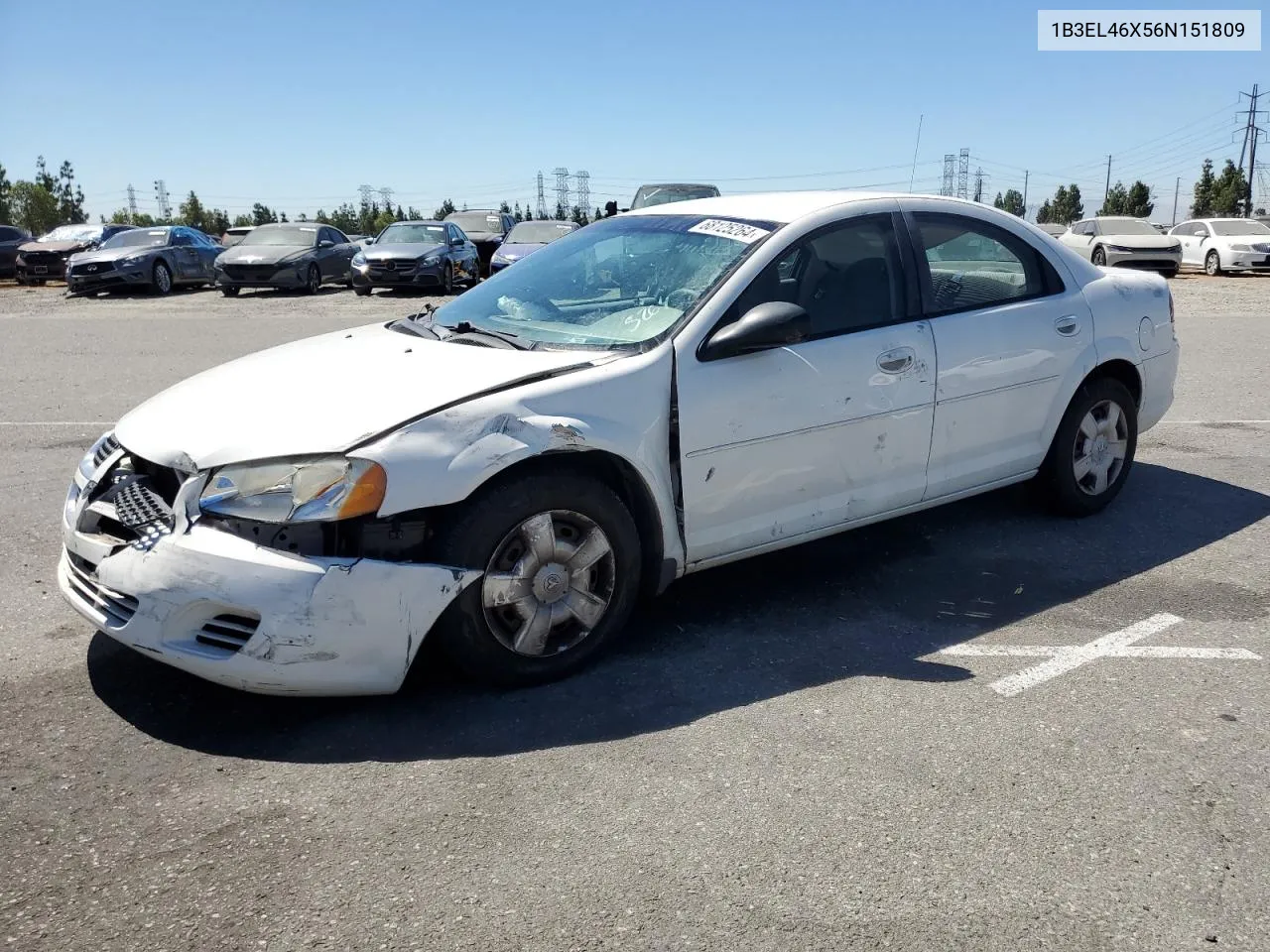 1B3EL46X56N151809 2006 Dodge Stratus Sxt