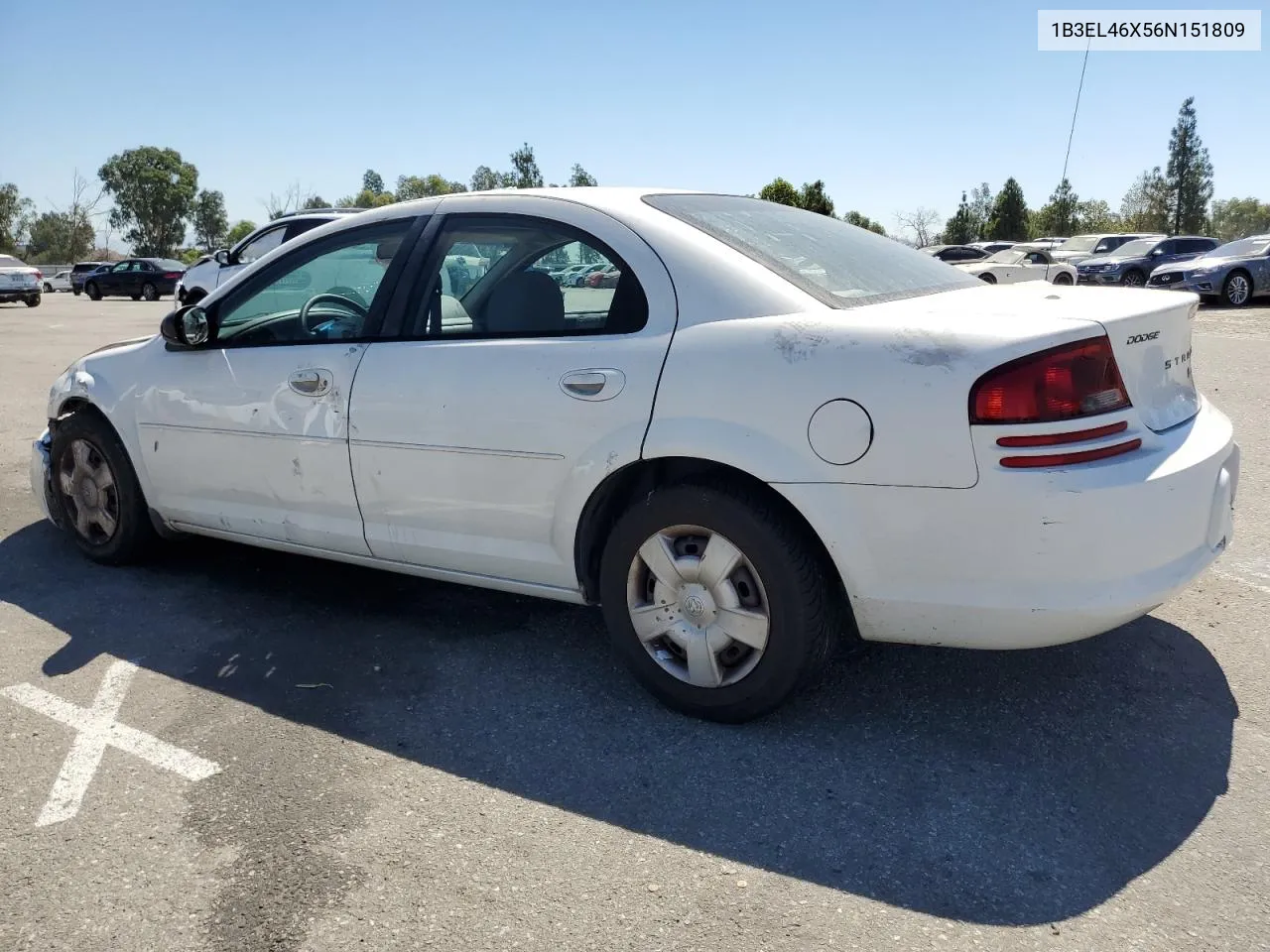 2006 Dodge Stratus Sxt VIN: 1B3EL46X56N151809 Lot: 68125264