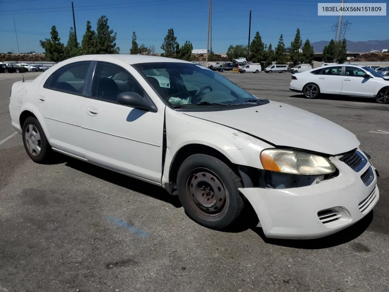 2006 Dodge Stratus Sxt VIN: 1B3EL46X56N151809 Lot: 68125264