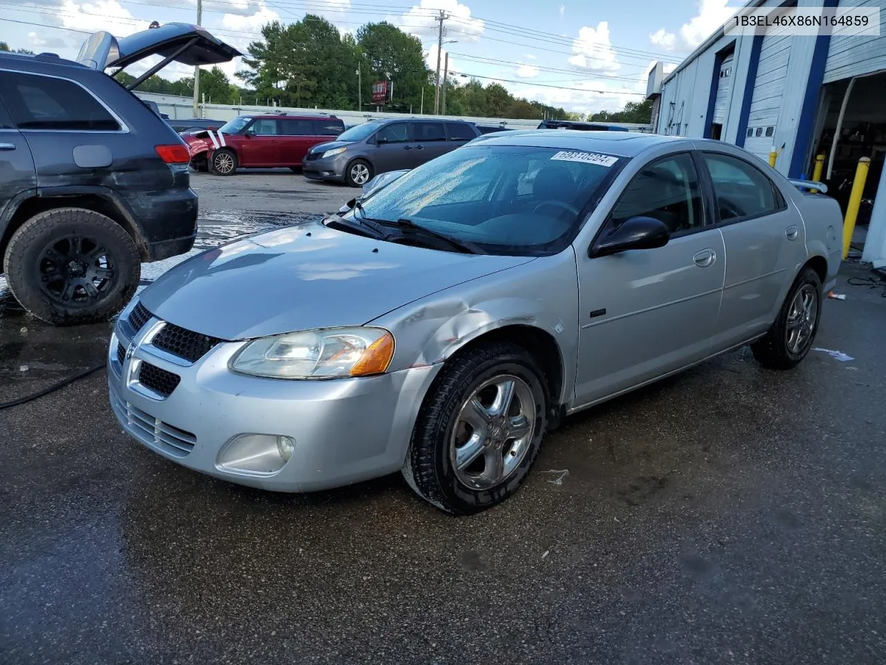 2006 Dodge Stratus Sxt VIN: 1B3EL46X86N164859 Lot: 69310694