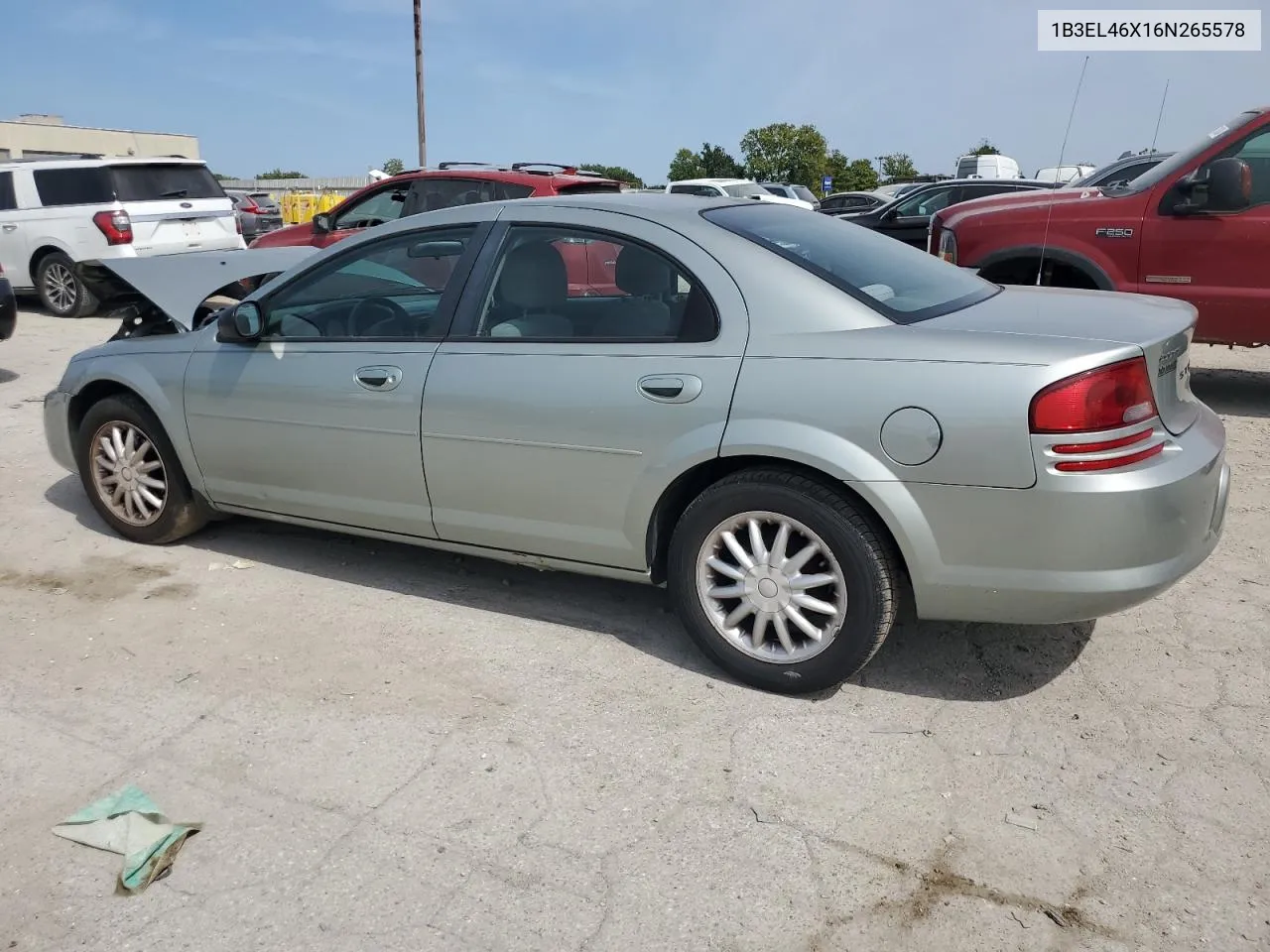 2006 Dodge Stratus Sxt VIN: 1B3EL46X16N265578 Lot: 71348114