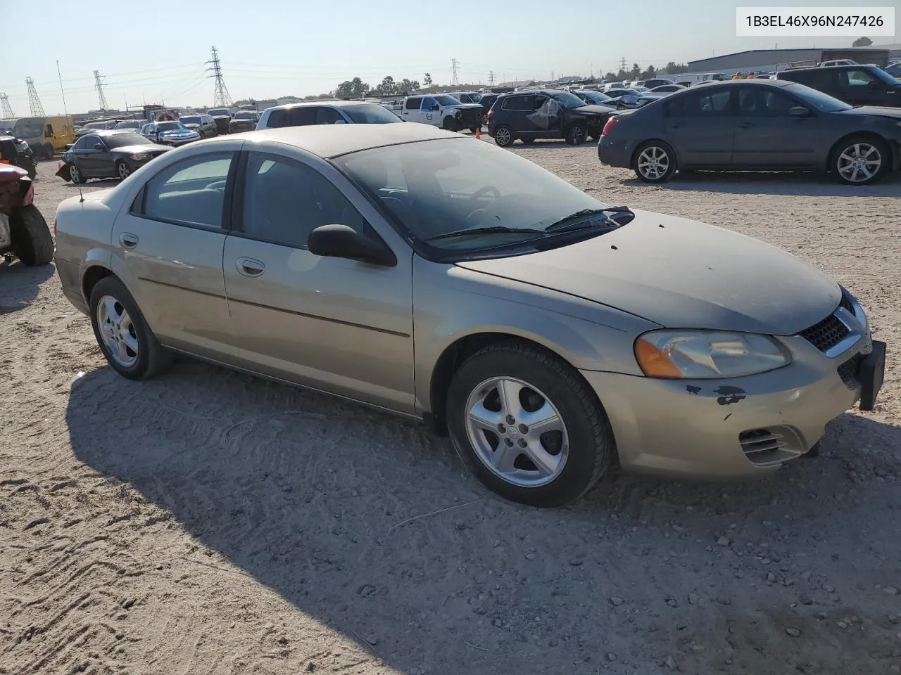 2006 Dodge Stratus Sxt VIN: 1B3EL46X96N247426 Lot: 75498684