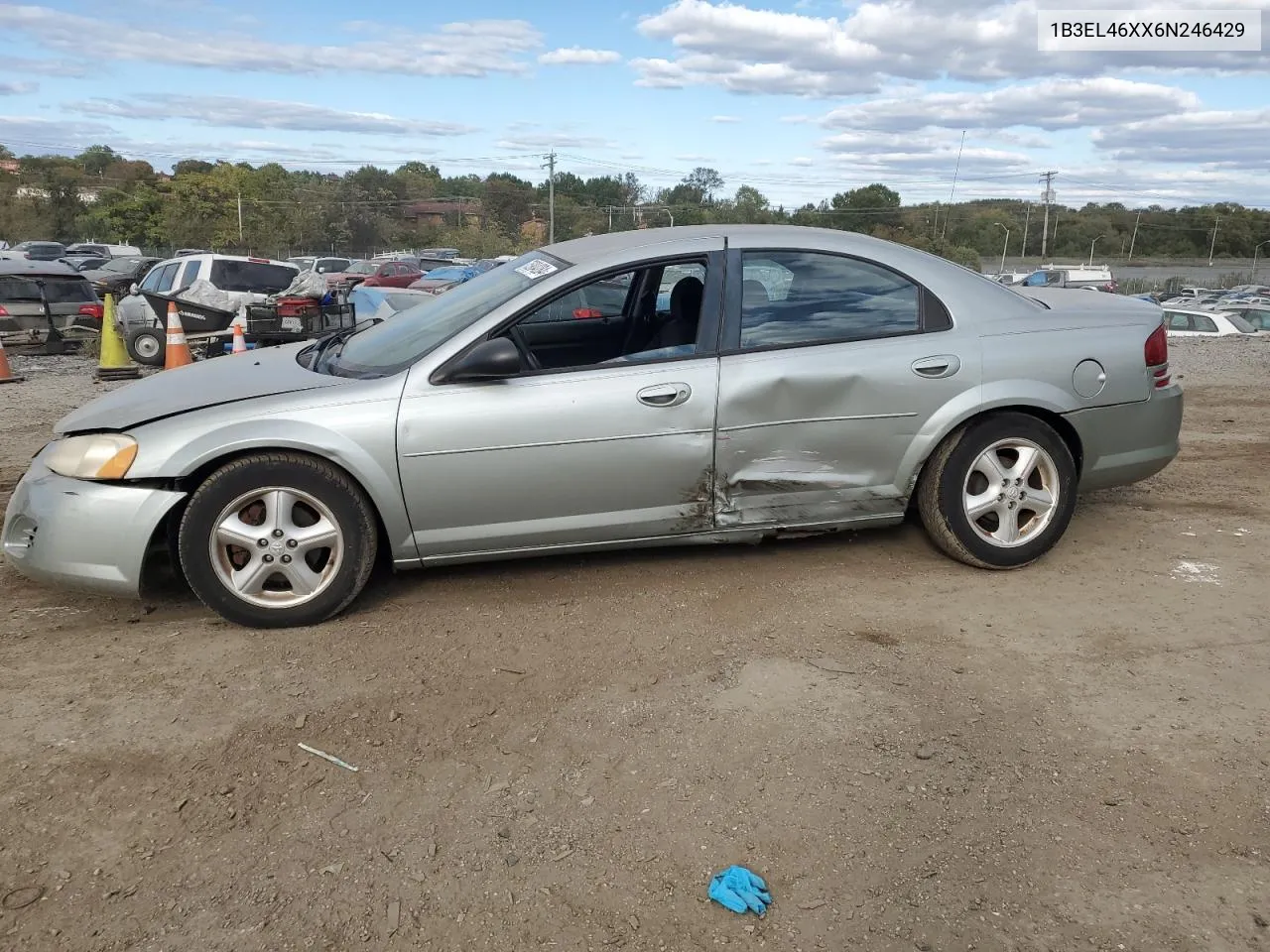 2006 Dodge Stratus Sxt VIN: 1B3EL46XX6N246429 Lot: 75904284