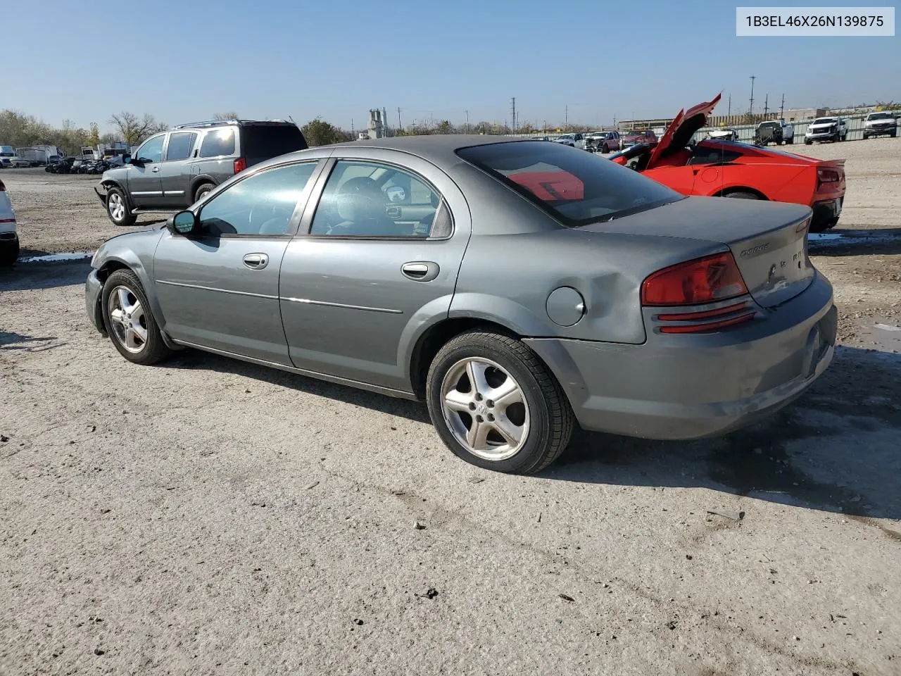 2006 Dodge Stratus Sxt VIN: 1B3EL46X26N139875 Lot: 79665314