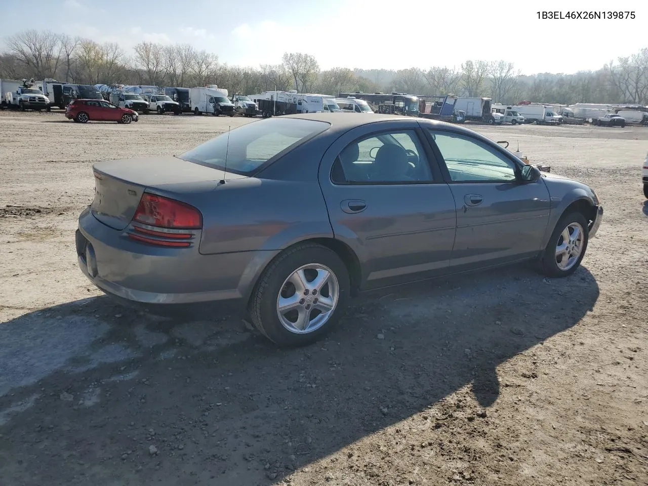 2006 Dodge Stratus Sxt VIN: 1B3EL46X26N139875 Lot: 79665314