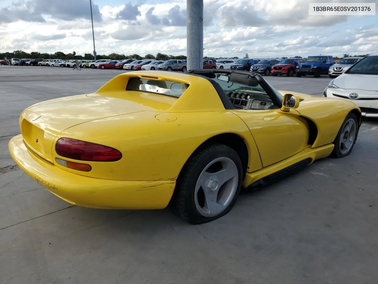 1995 Dodge Viper Rt-10 VIN: 1B3BR65E0SV201376 Lot: 74423504