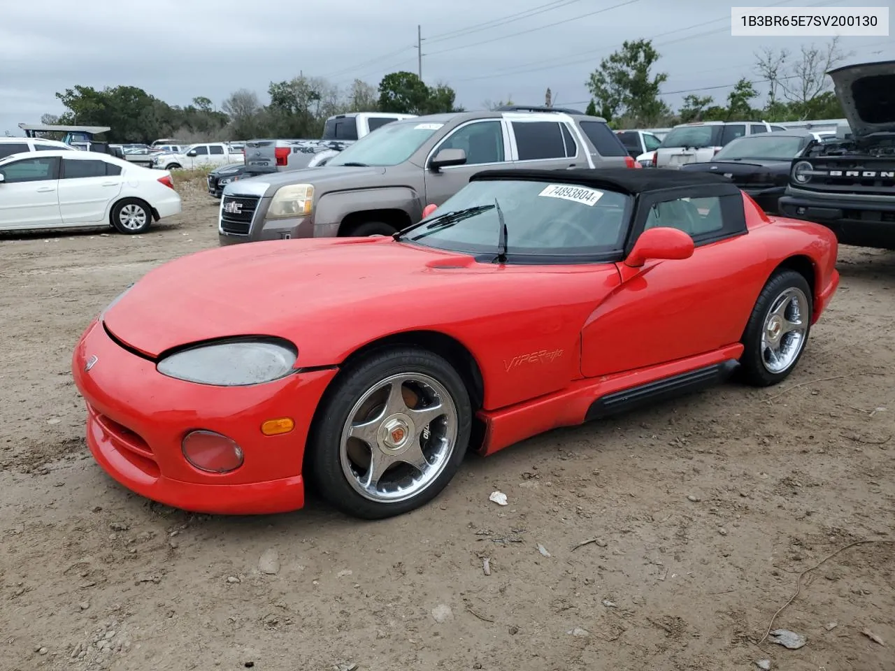 1995 Dodge Viper Rt-10 VIN: 1B3BR65E7SV200130 Lot: 74893804