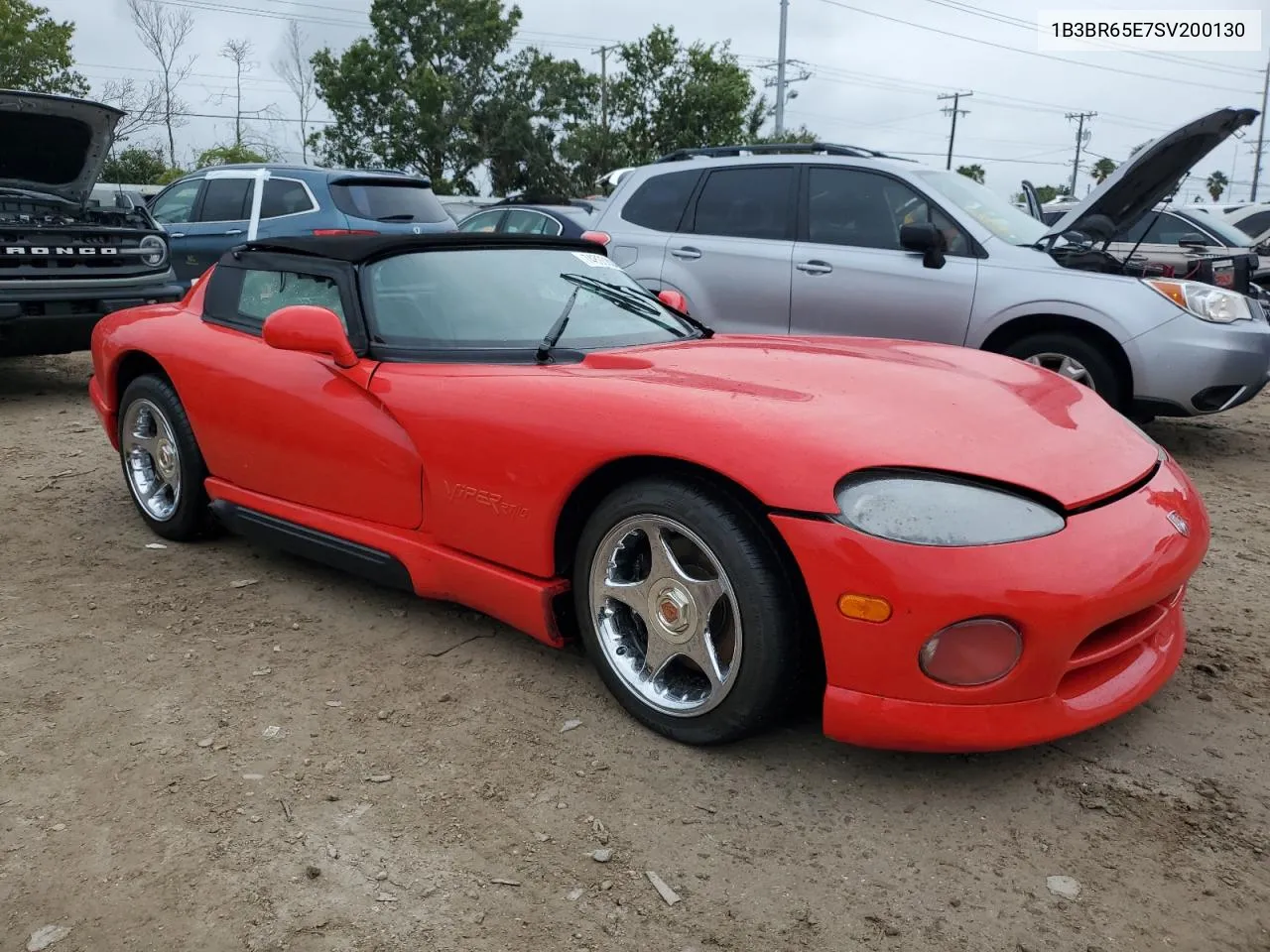 1995 Dodge Viper Rt-10 VIN: 1B3BR65E7SV200130 Lot: 74893804