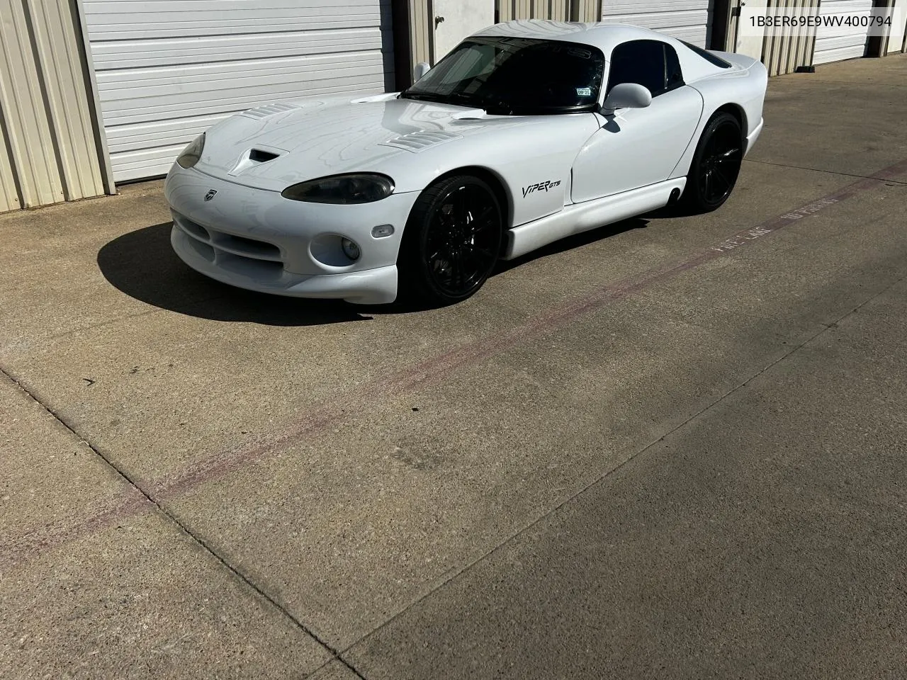 1998 Dodge Viper Gts VIN: 1B3ER69E9WV400794 Lot: 77387894